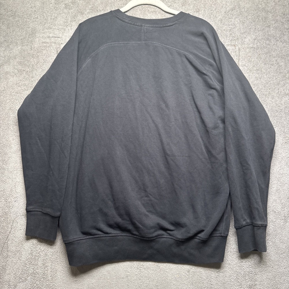 Gymshark Black Crewneck Sweatshirt Logo‎ Front Athleisure Streetwear Small - Picture 8 of 9